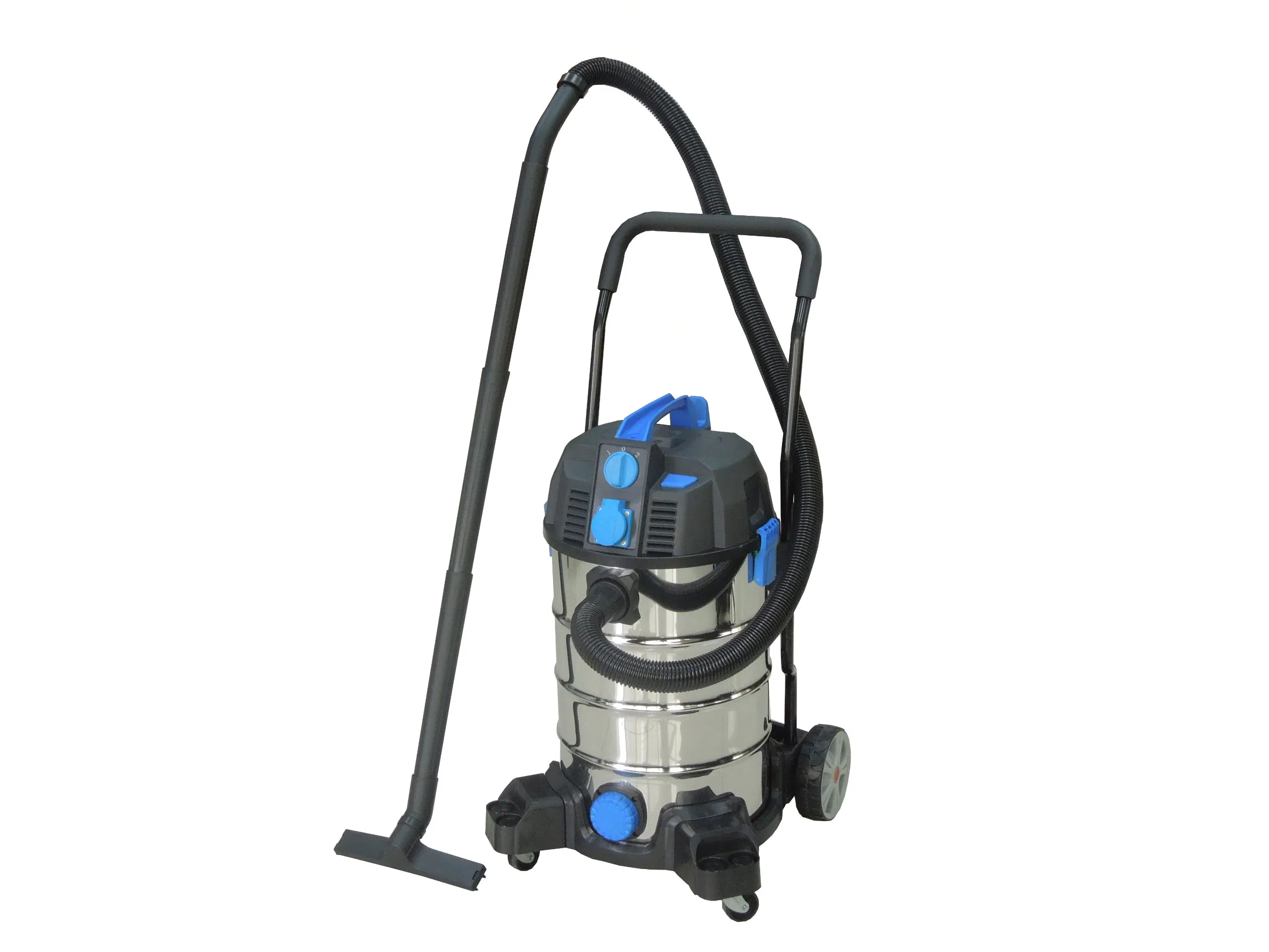 309-20L 1400W Stainless Steel Tank Wet Dry Vacuum Cleaner with Socket