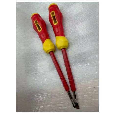 Отвертка-индикатор напряжения с резиновой ручкой