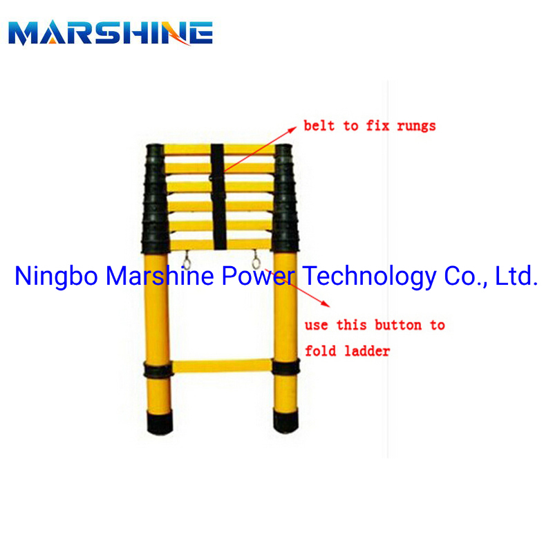 Insulated Telescopic Ladder Multi Section Protective Tools