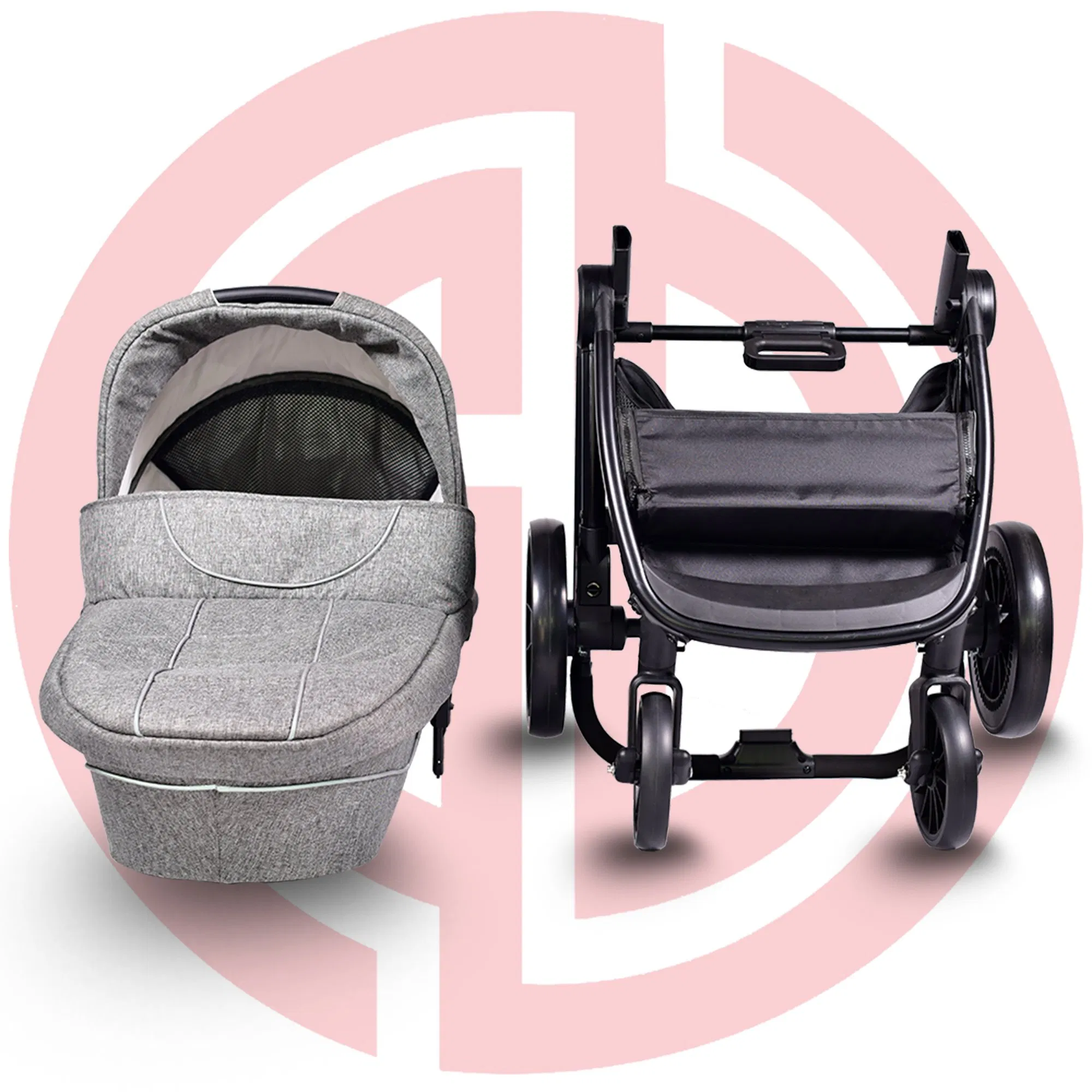 Lightweight Portable Stroller Folding Baby Walker Infant Trolley Pram