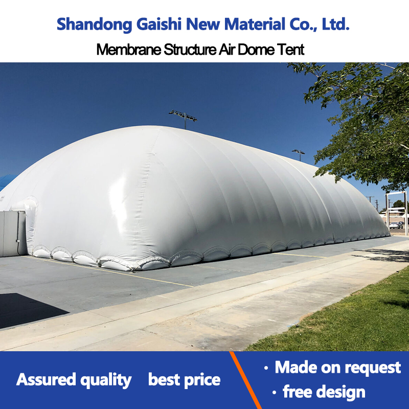 Sports Stadium Large Inflatable PVDF Membrane Structure Air Dome for Coal Storage