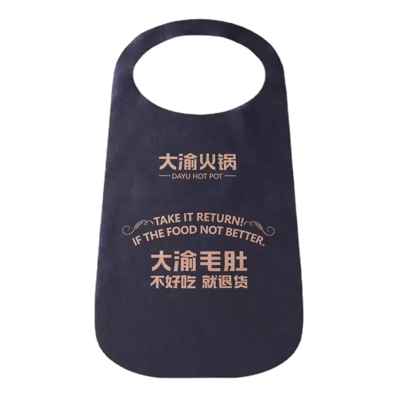 Custom Logo Kids Drawing Painting Biodegradable Paper Non Woven Disposable Aprons