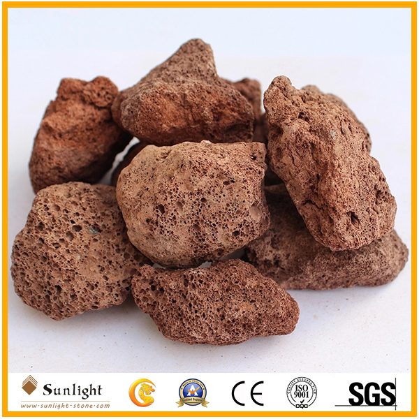 Bulk Wholesale Natural Red/Black/Grey Lava Stone, Volcanic, Pumice Stone for Aquaculture/ Roof Drainage Raw Materials