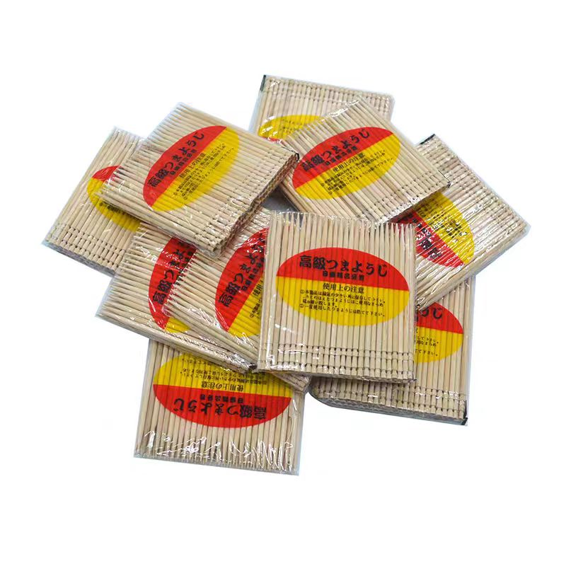 Natural Color A Grade Factory Direct Sale Price Bamboo Toothpick Customize