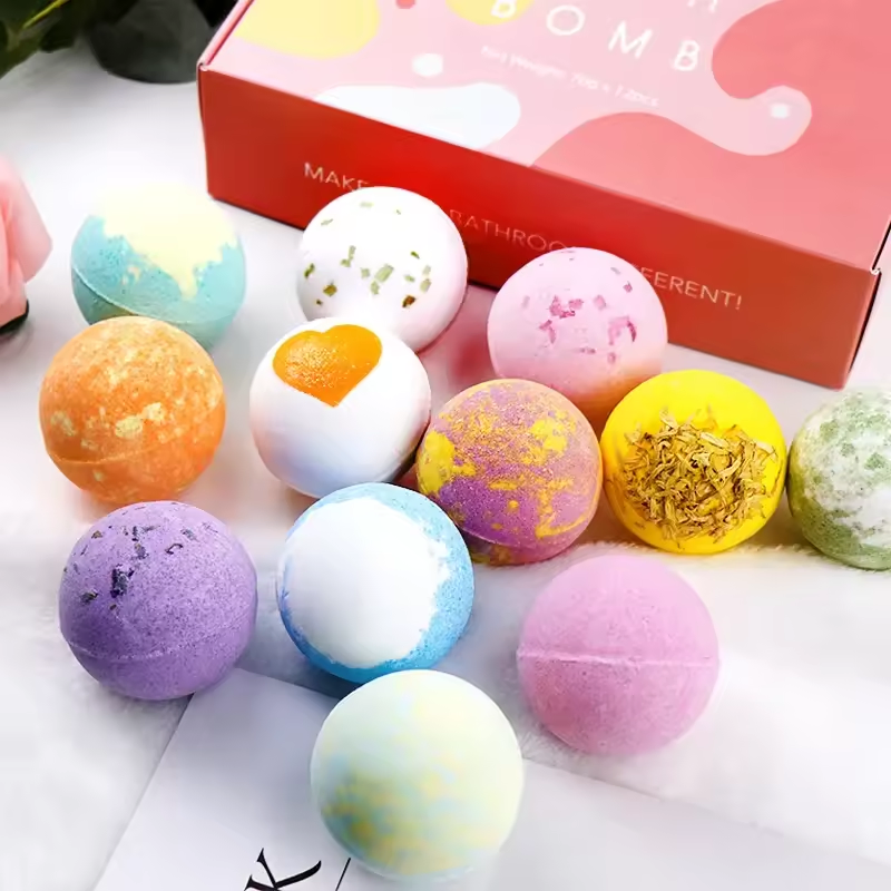 SPA Gift Set Bombe De Bain Bath Bombs 12 Pack Bathroom Bath Bombs