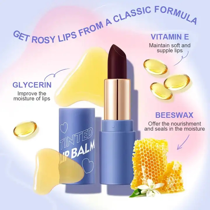 Hydrating Color Changing Cream Lipstick Cosmetics Waterproof Tinted Lip Balm