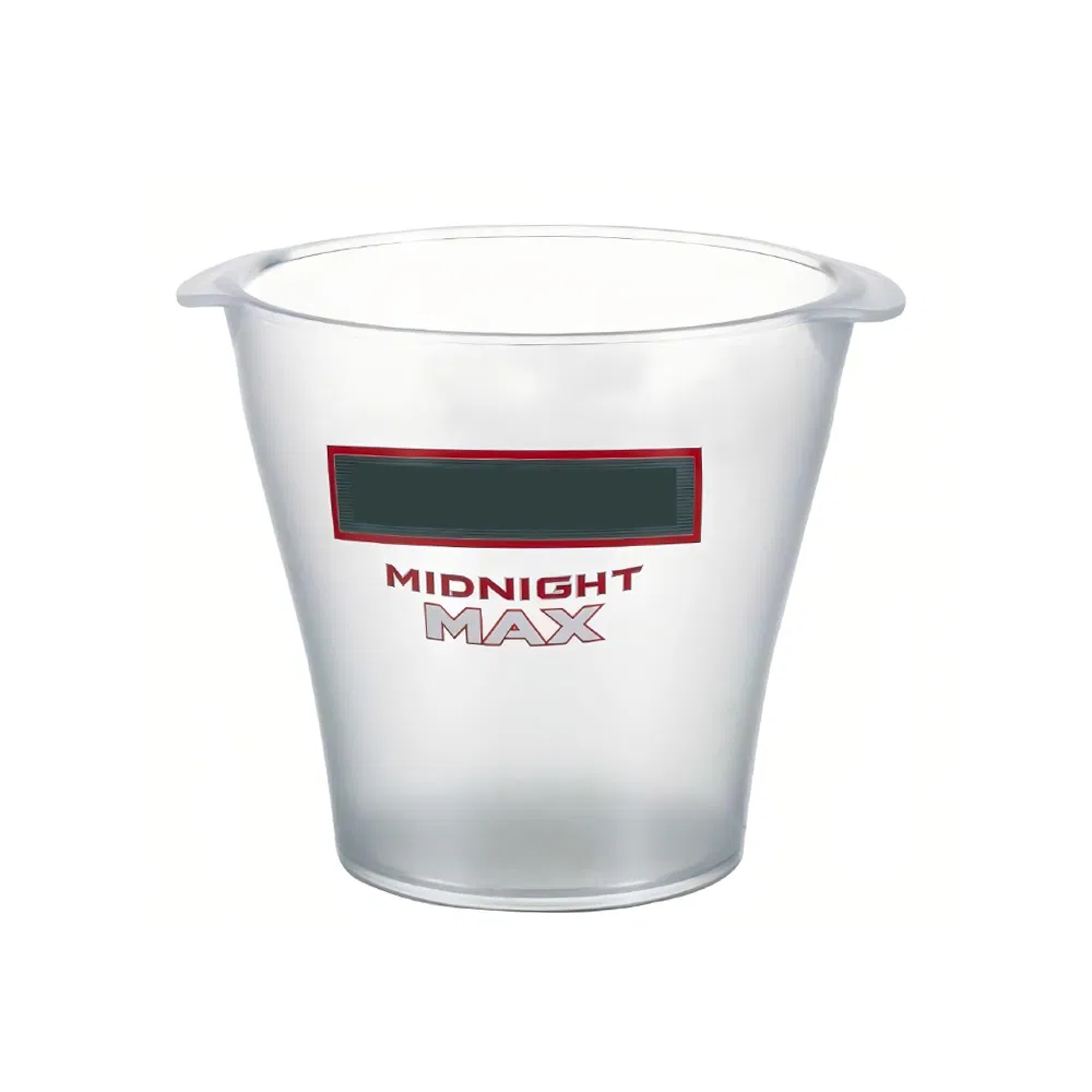 Plastic 5L Ice Champagne Cooler Bucket with Branded Logo