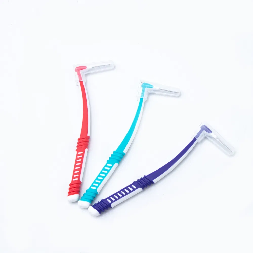 BSCI Premium Quality and Precision Made L Shape Interdental Brushes for Oral Hygiene