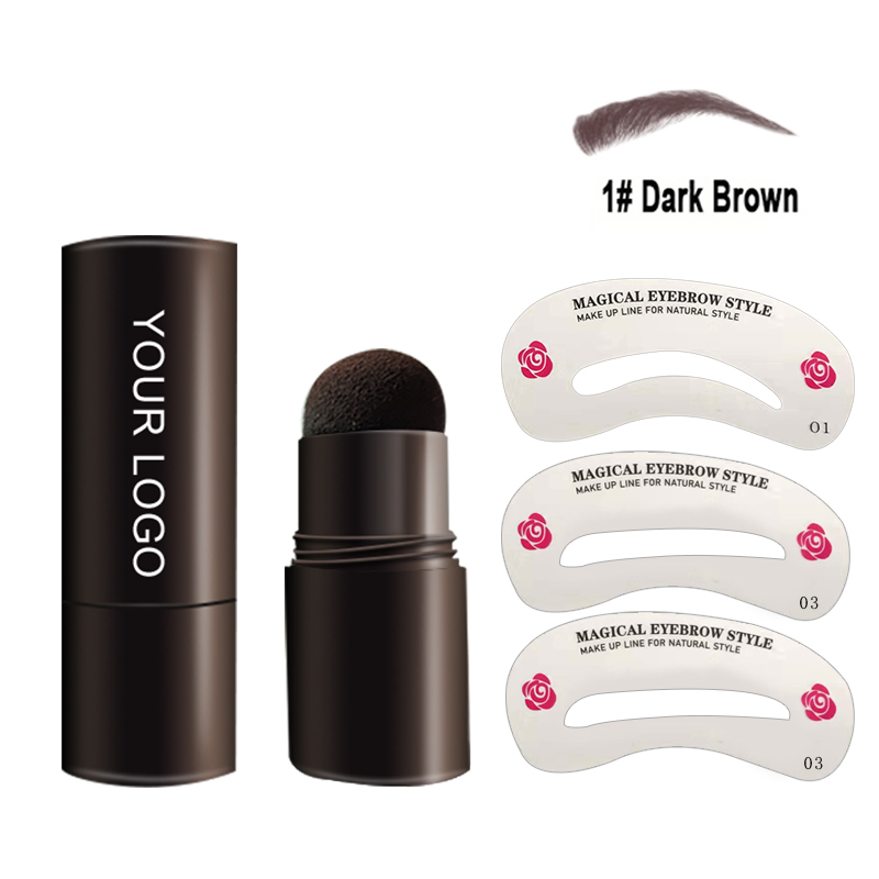 Custom Logo Eye Brow Beauty Cosmetics Eyebrow Powder with Brush