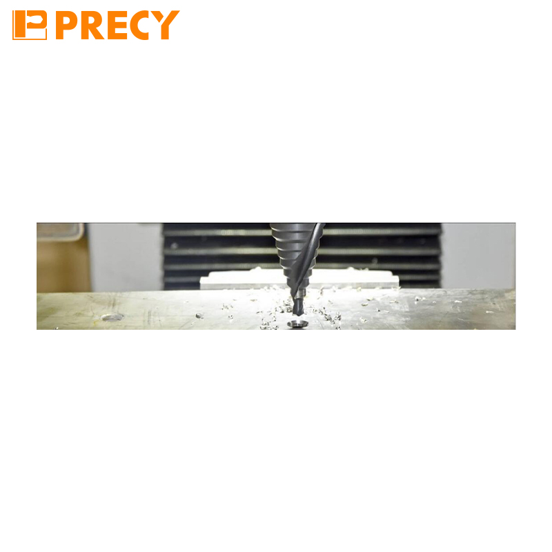 Step Drill HSS-E55 (Cobalt 5%) -Tialn Coated-3-Flat Shank