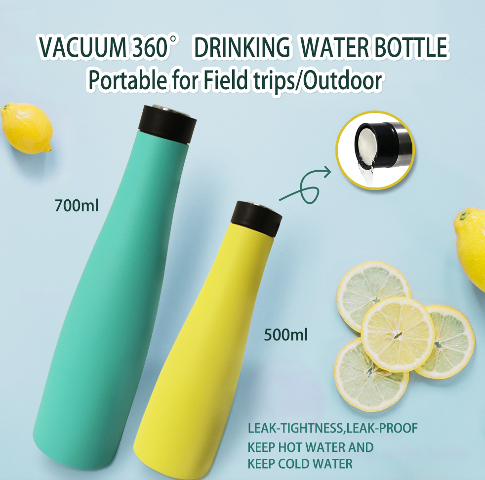 Vacuum Wine Bottle Structure Insulated Red Wine Bottle with Double Layer