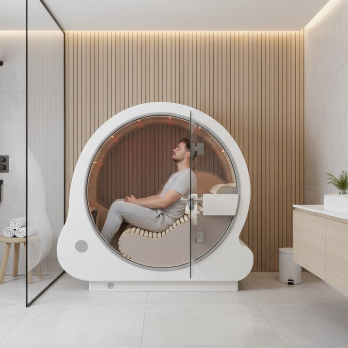 ETL SAA CE Certified Acrylic Oxygen Chamber Outdoor Infrared Sauna