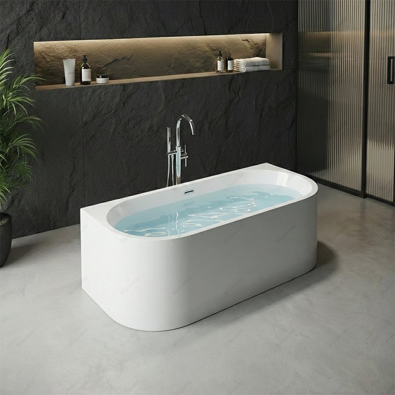 Прямоугольная акриловая ванна для замачивания, отдельностоящая