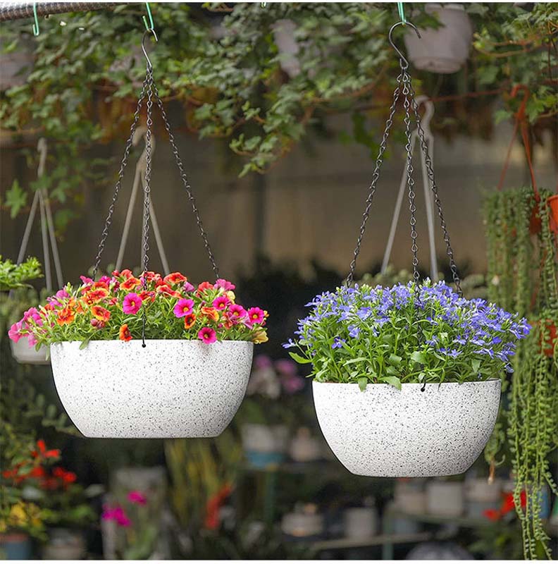 Горшки подвесные пластиковые большие для растений