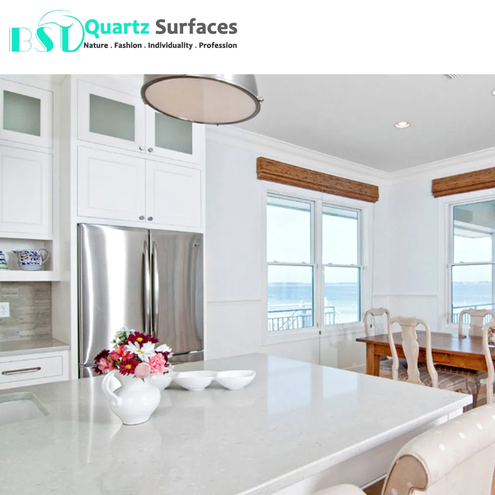 Glacier White Artificial Quartz Stone at M2 Price