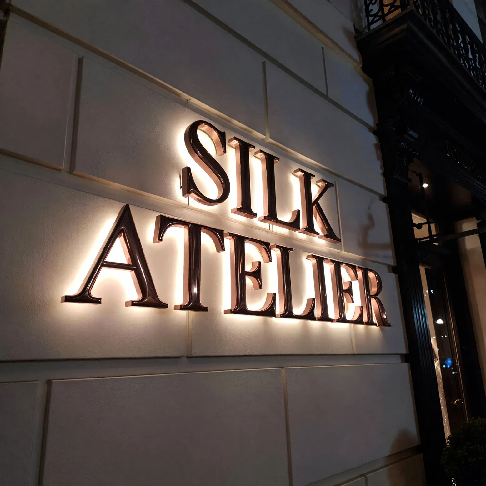 Premium Acrylic Backlit Letters with High Brightness Features