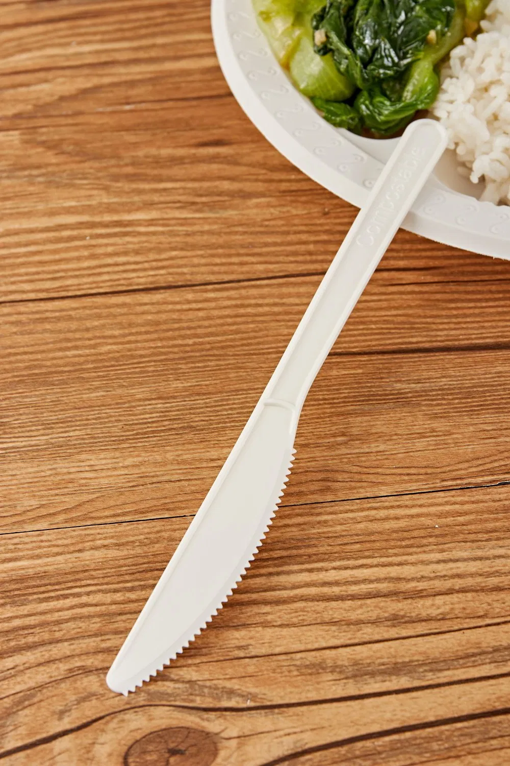 Eco-Friendly and Natural Biodegradable Disposable Tableware Fork Spoon Knife Cutlery Set