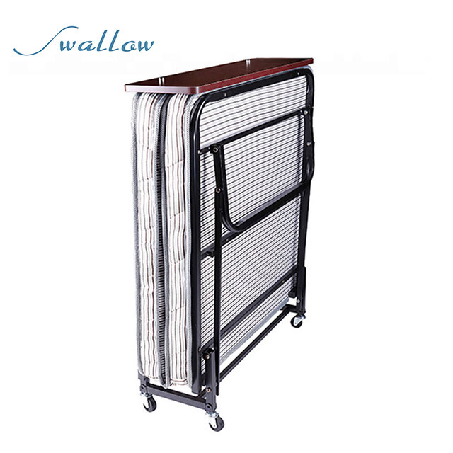 High Quality Luxury 5 Star Metal Hotel Stand up Extra Rollaway Bed - Buy Folding Sofa Bed at Swallow