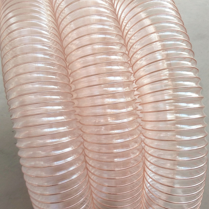 PU Steel Wire Wood Dust Collection Duct Hose