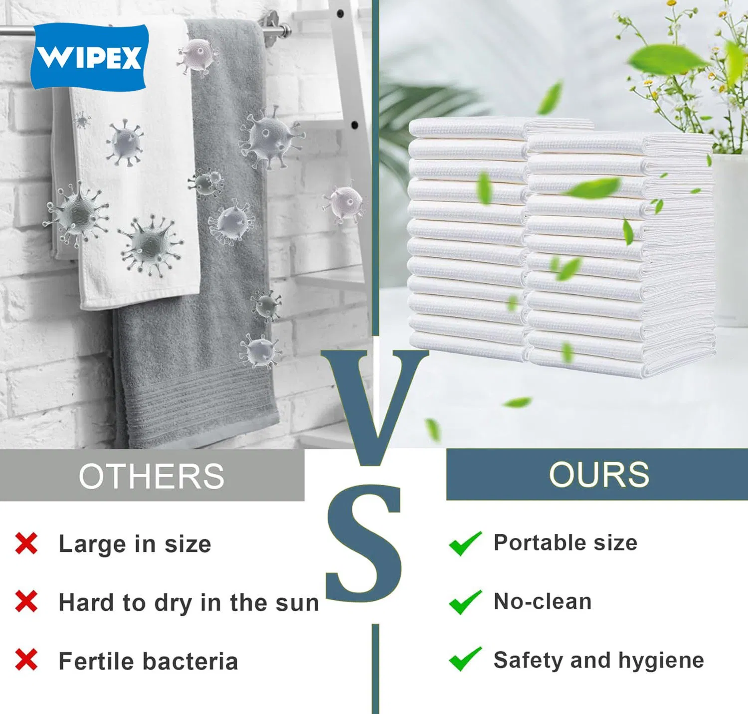 Hotel Disposable Shower Towels Big Bath Quick-Drying Body Towel for Travel SPA