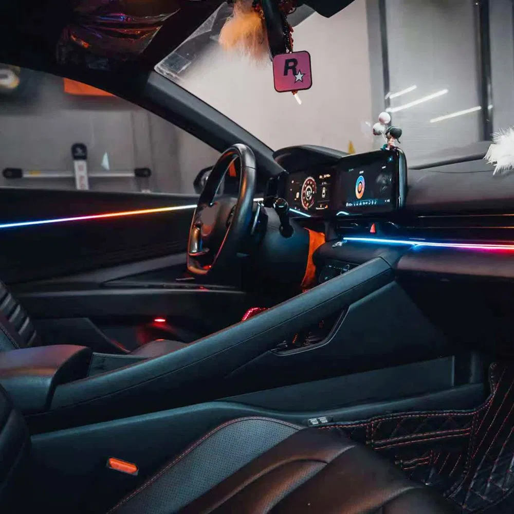 RGB LED Strip Lights for Car Interior Ambient Lighting