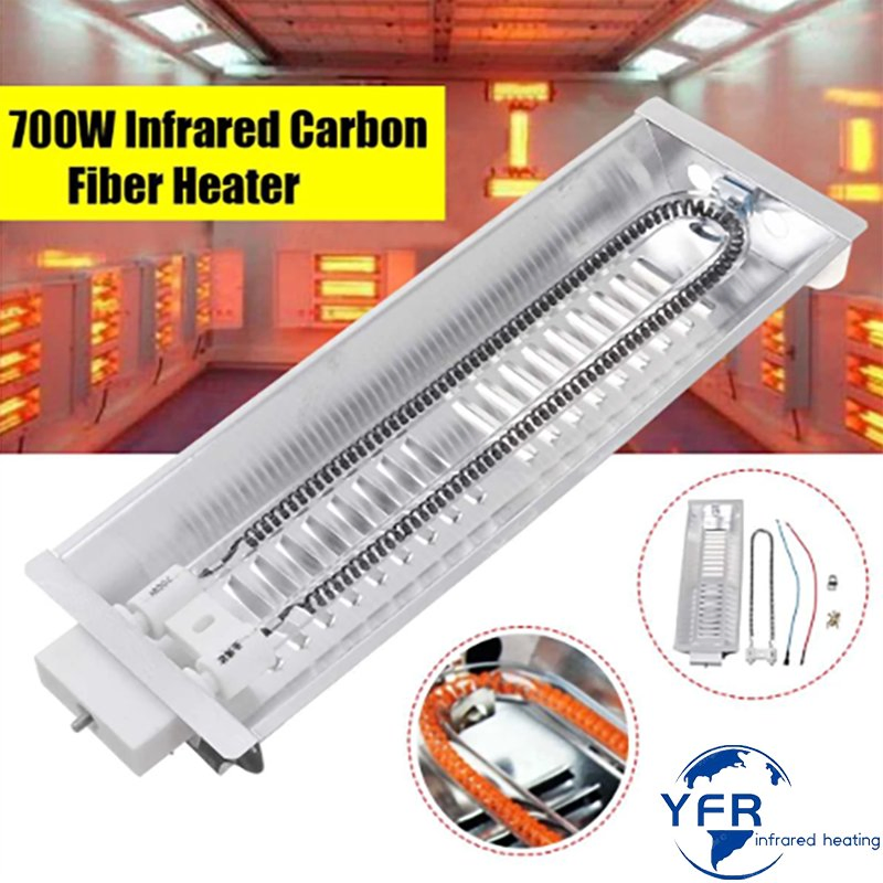 Smart Carbon Infrared Wall Heater Outdoor IP65 Waterproof -Dustproof 2500W Remote Control and Wireless Control with Cellphone