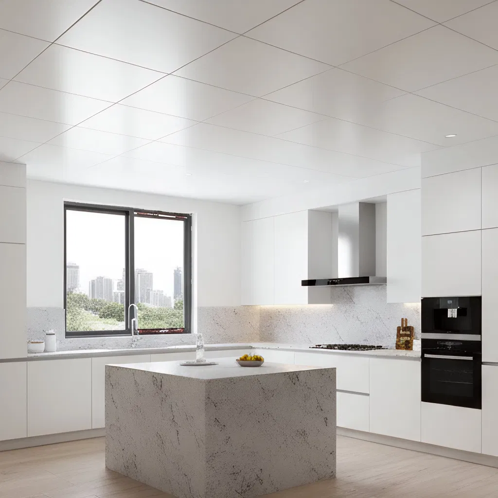 Sleek Aluminum Ceiling Tiles in Custom Colors - Free Samples Available