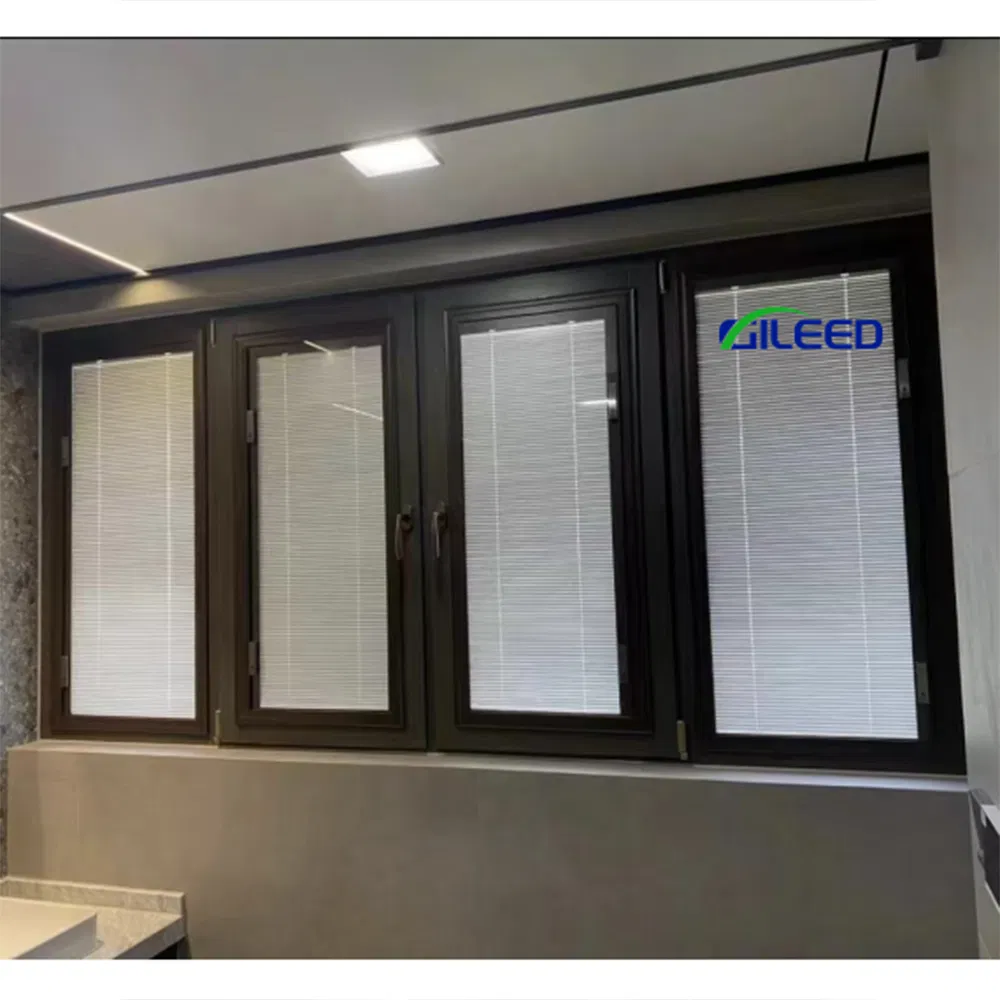 Simple Aluminum Profile Magnetic Blinds Windows with Shading Adjustable Function Shutter