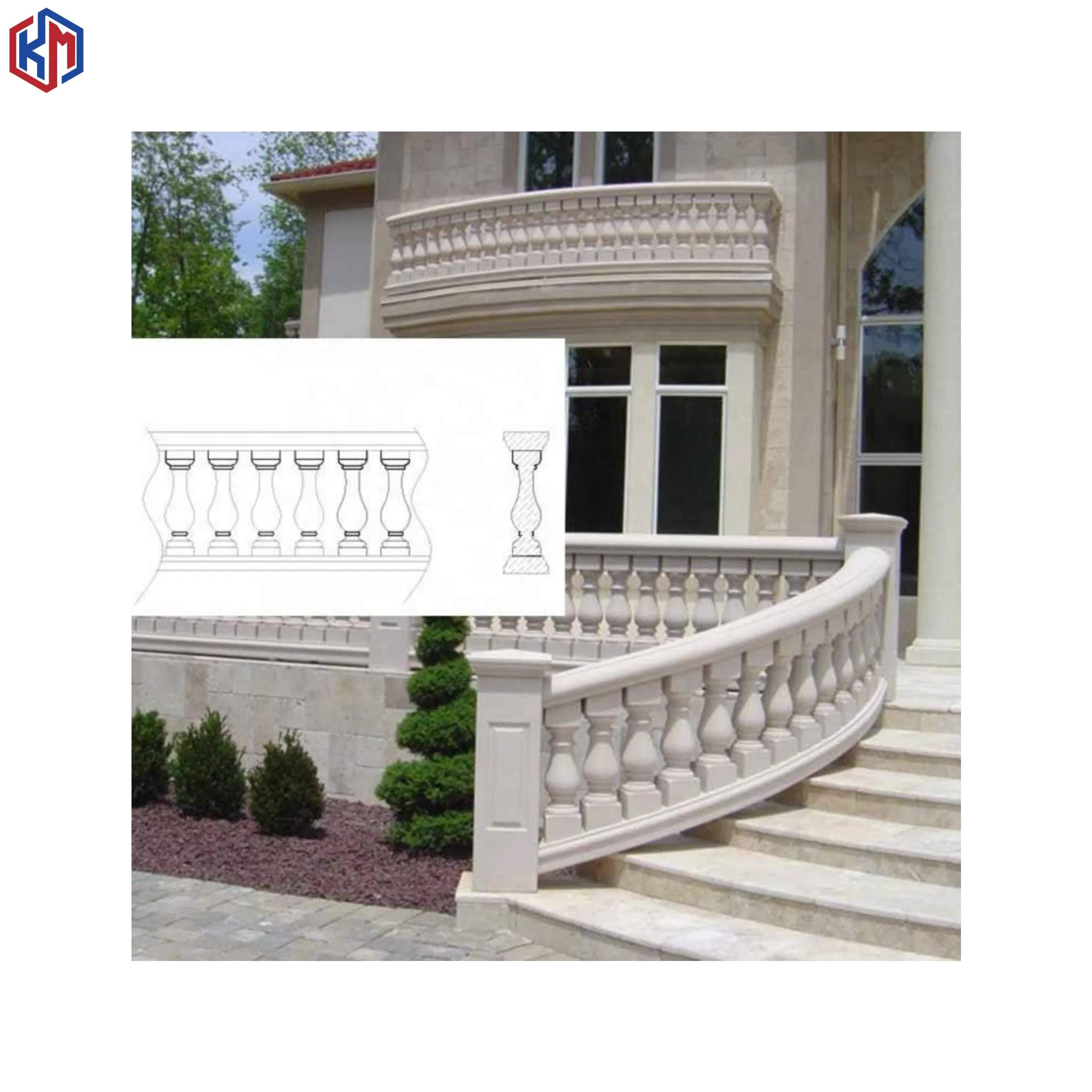 Hot Selling Plastic Molding Concrete Mould Manufacturer ABS Balustrade Mold