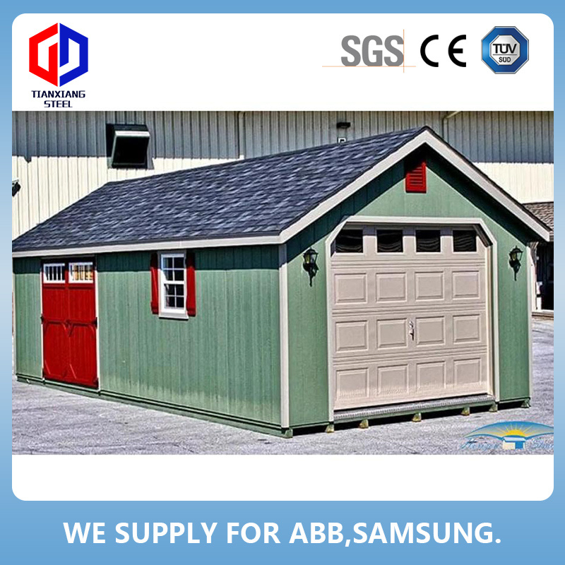 Garage Steel Frame Garage Car Park Car Port Shade Canopy Metal Customized Prefabricated Building
