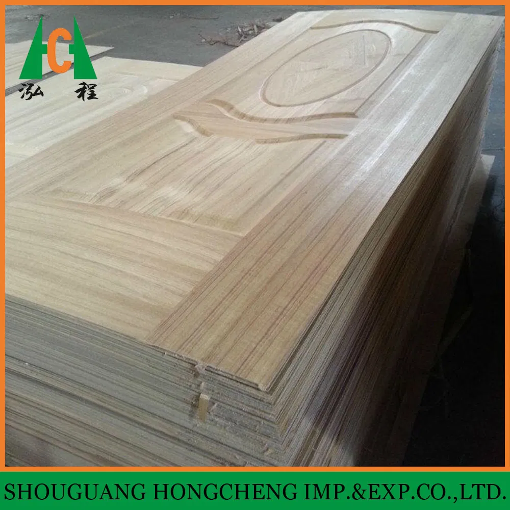 Natural Wood Veneer Door Skin, MDF Moulded Door Skin