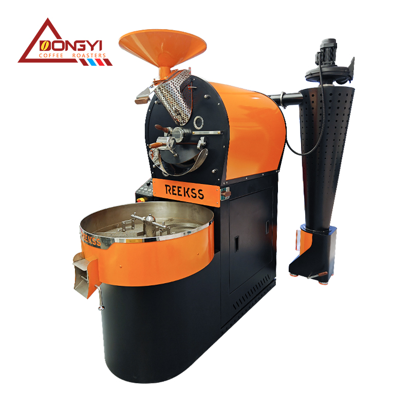 6kg 12kg New Premixed Combustion Cast Iron Drum Commercial Coffee Roaster Machine