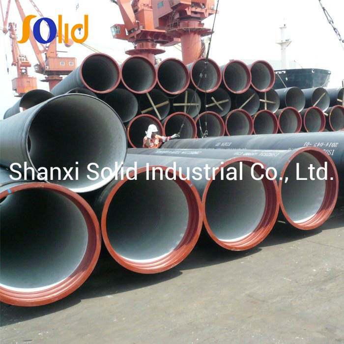 Galvanized Cement Lined Epoxy Coated ISO2531 Ductile Iron Pipe