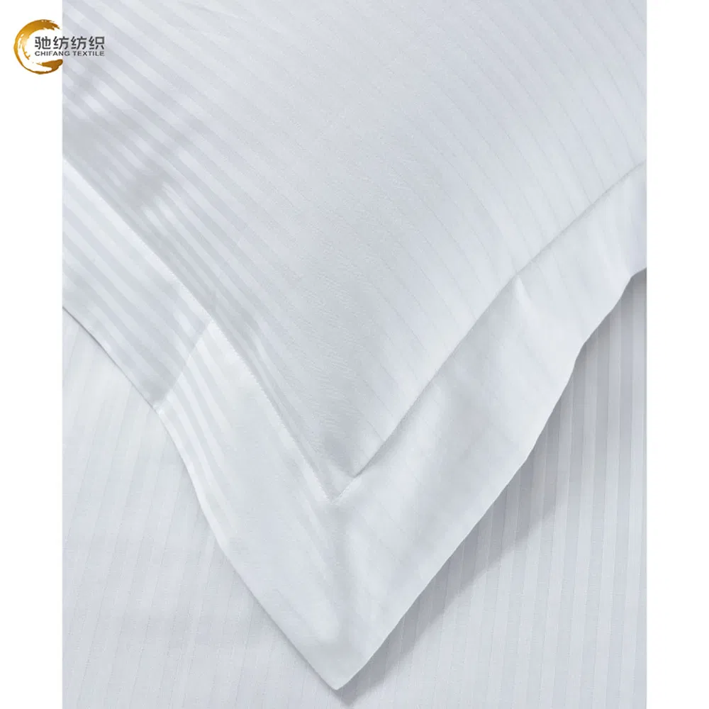 OEM Simple-Style Hotel Bed Linen Cotton Hotel Embroidery Bedding Set