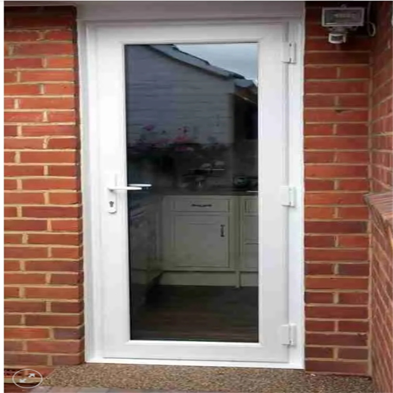 Grill Design Exterior Glass PVC French UPVC Casement Vinyl Doors