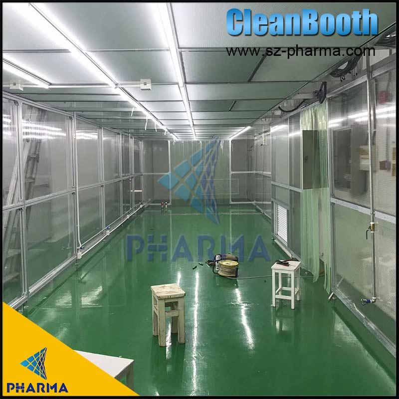 Dust Free Cleanroom Laminar Flow Cover Filling Mobile Clean Booth