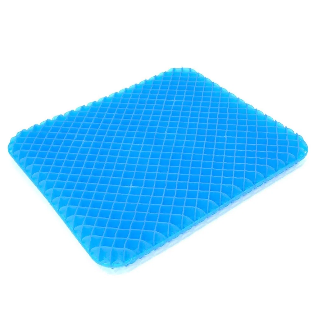 TPR Square Cross Car Seat Breathable Support Sofa Chair Office Seat Cushion