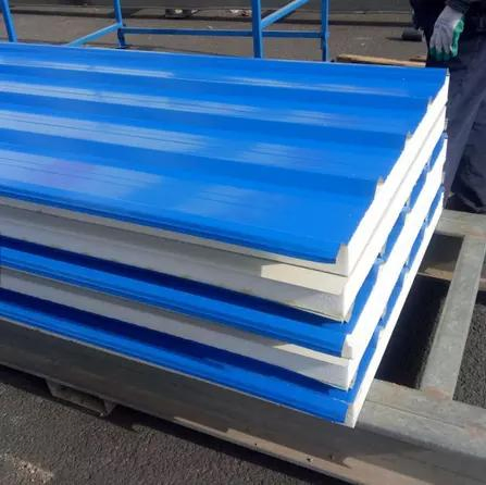 Heat Insulation Fireproof Material /PU Sandwich Panel / Cold Storage100mm 120mm
