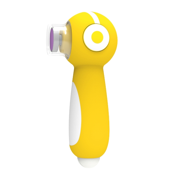 6 - Grimming Head Multifunctional Automatic Baby Nail Grinder Electric Nail Trimmer with Auxilary LED Light Integrated Nail Clipper for Babies