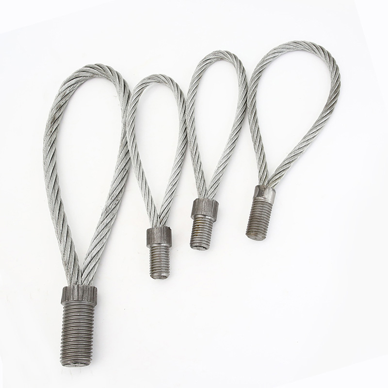 Construction Material Galvanized Wire Rope Lifting Loops for Precast Concrete