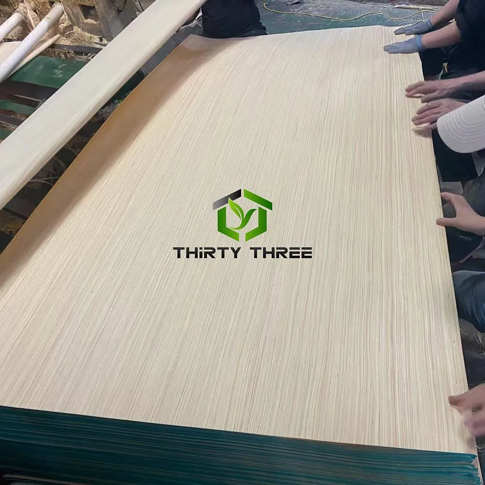 4*8 Feet High Density Recon Poplar Engineered Wood Veneer for Laminated Plywood