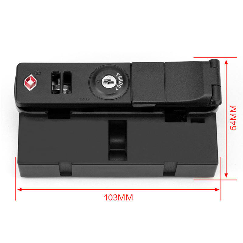 Tsa Fingerprint Backpack Smart Pull-Lock Fixed Lock Fingerprint Luggage Lock