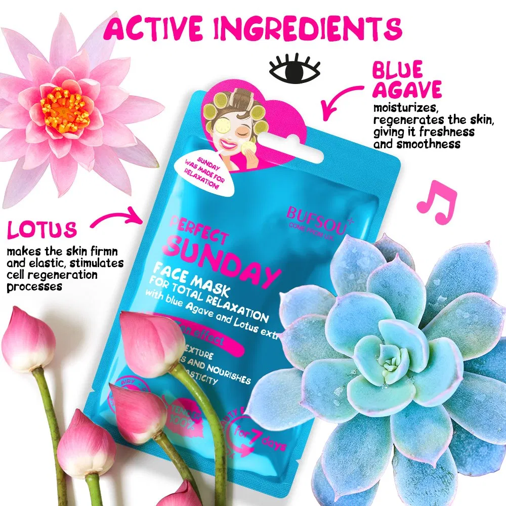 7days Face Sheet Mask Mask One Day One Pack for Different Skin Condition Every Day