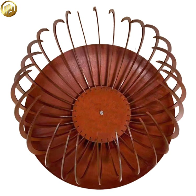 Corrosion Resistant Steel Weathering Steel Fire Pit Customizable Size for Patio Manufacturer Direct Sale