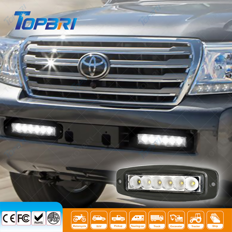 Встраиваемая светодиодная противотуманная фара 7.5 дюймов 18W