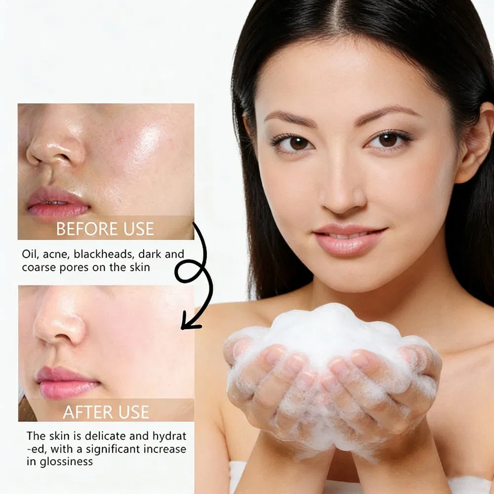 Natural Amino Acid Facial Cleanser Refreshing Oil Balance Purifying Pores Moisturizing Skin