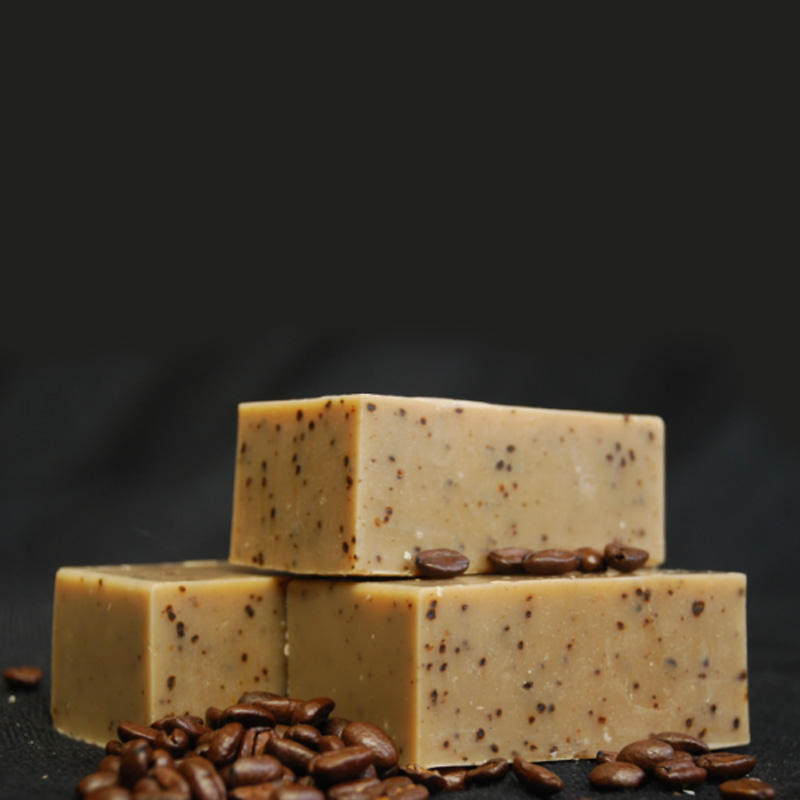 Private Label Whitening Exfoliating Deep Cleaning Handmade Coffee Natual Organic Body Soap