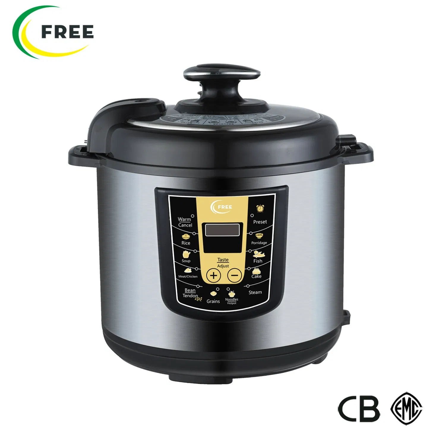 1000W 6L 8L 10L 12L Stainless Steel Multifunction Electric Pressure Cookers