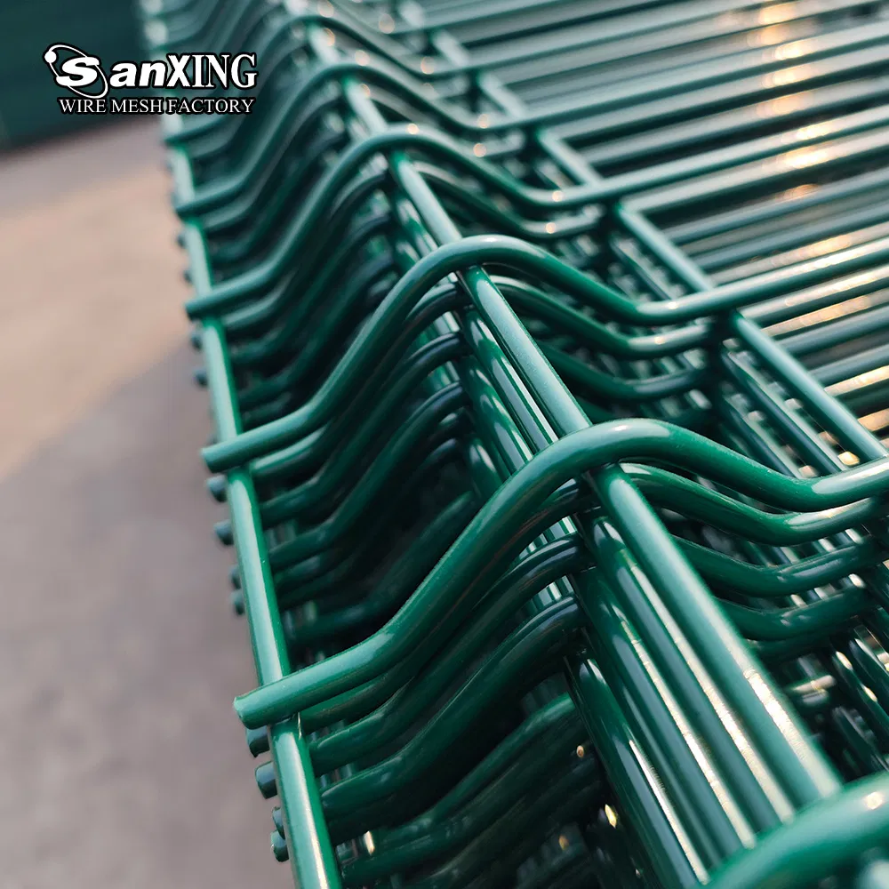 Galvanized Steel 3D Fencing Sport Equipment Curved Security Welded Fence
