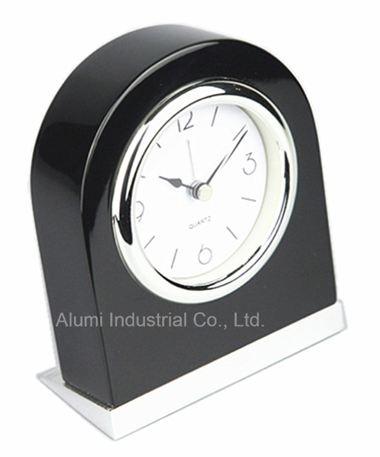 Wooden Desk Clock for Hotel Amenities